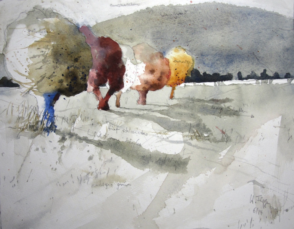 Bunte Bäume von Holger Figge